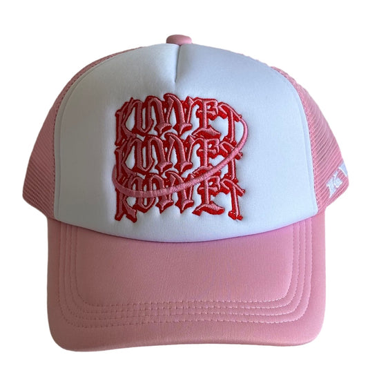 FOAM TRUCKER HAT | PINK & RED